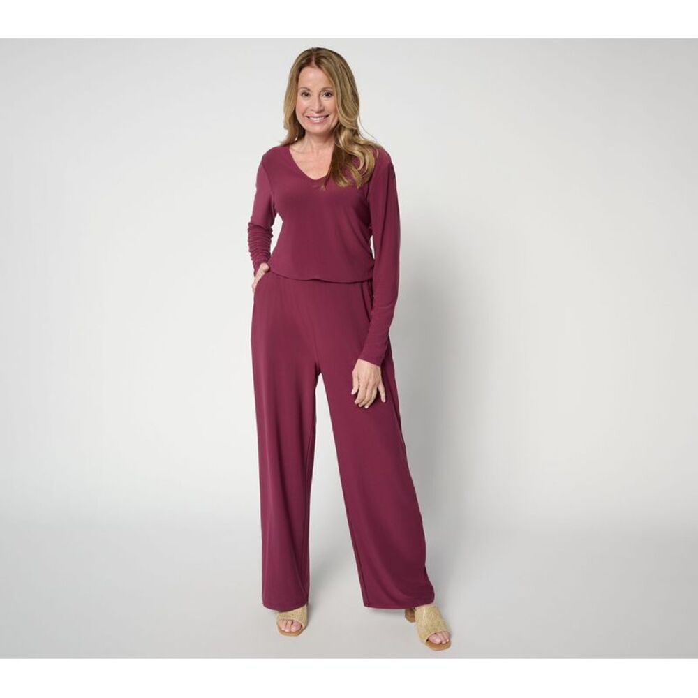 Adidas Women's Petite Dress PL La Roma Jersey V-Neck Red A702374